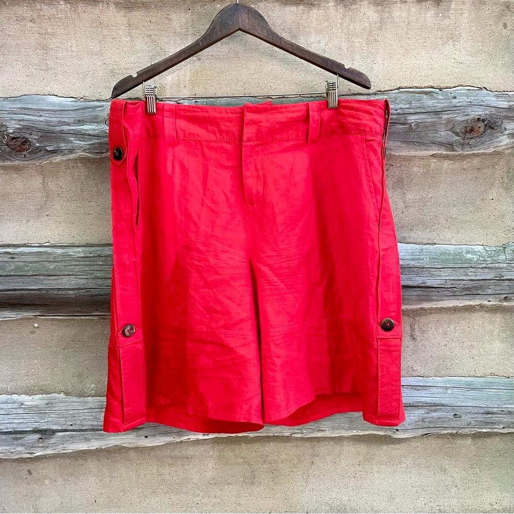 Metrostyle Linen Blend Shorts